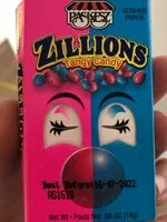 Количество сахара в Zillions