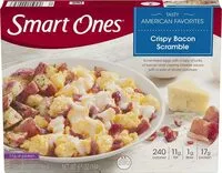 चीनी की मात्रा Crispy bacon scramble frozen dinner