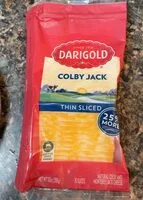Sokerin määrä sisällä Colby jack