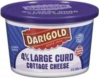 Sokerin määrä sisällä Cottage Cheese