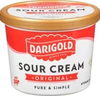Sokerin määrä sisällä Pure & Simple Sour Cream
