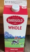 Sokerin määrä sisällä Whole Milk