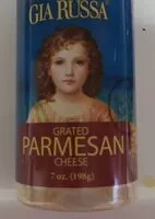 Количество сахара в grated parmesan cheese