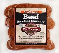 Jumlah gula yang masuk Beef Smoked Sausage