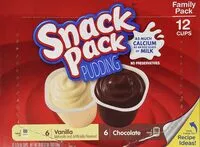 入っている砂糖の量 Chocolate, vanilla pudding