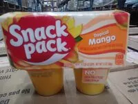 入っている砂糖の量 Tropical mango pudding