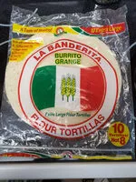 Jumlah gula yang masuk Burrito grande extra large flour tortillas