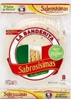 Jumlah gula yang masuk Flour tortillas