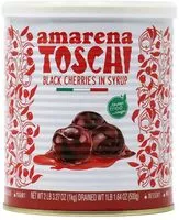 Количество сахара в Amarena sour black cherries in syrup