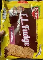 İçindeki şeker miktarı E.L. Fudge Elfwich Original