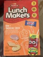 Zuckermenge drin Lunch makers - ham & American cheese