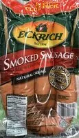 Suhkru kogus sees Smoked sausage