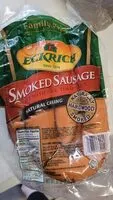 Suhkru kogus sees Eckrich sausage