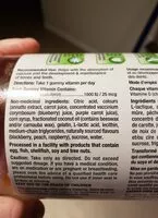 Cantidad de azúcar en Vitamin D3