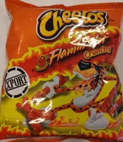 Cantidad de azúcar en Cheetos Cheese Flavored Snacks Crunchy, Flamin' Hot