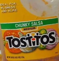 Zuckermenge drin Tostitos all natural chunky salsa medium