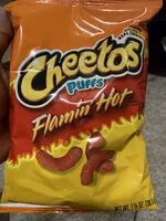 Сахар и питательные вещества в Cheetos fritolay