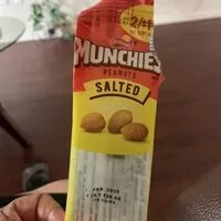 Cantidad de azúcar en Munchies salted peanuts