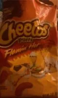 Zuckermenge drin cheetos puffs flamin' hot