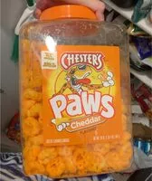 Zuckermenge drin Chesters paws