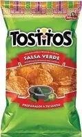 入っている砂糖の量 Sabritas corn tortilla chips
