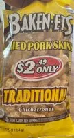 Cantidad de azúcar en Fried pork skins