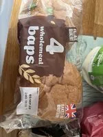 入っている砂糖の量 Wholemeal Baps