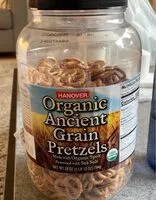 入っている砂糖の量 Organic andient grain pretzels