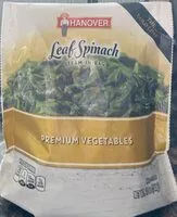 入っている砂糖の量 Spinach