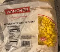 入っている砂糖の量 Super sweet yellow corn