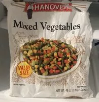 入っている砂糖の量 Mixed vegetables