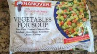入っている砂糖の量 Vegetables for Soup