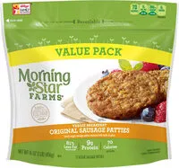入っている砂糖の量 Original frozen sausage patties