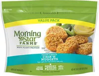 入っている砂糖の量 Veggie classics chik'n nuggets