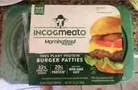 入っている砂糖の量 100% plant protein burger patties