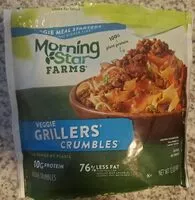 入っている砂糖の量 Veggie Grillers Crumbles