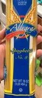 चीनी की मात्रा Spaghetti