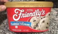 Sokerin määrä sisällä Cookies n cream ice cream