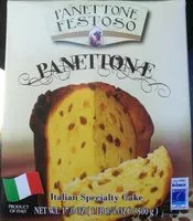 Сахар и питательные вещества в Panettone festoso