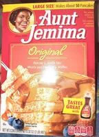 入っている砂糖の量 Aunt Jemima Original - Pancake & Waffle Mix