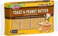 İçindeki şeker miktarı Toast and peanut butter sandwich crackers