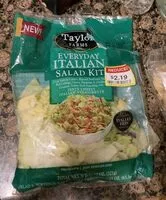 चीनी की मात्रा Italian salad kit