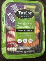चीनी की मात्रा Veggies & Guacamole Snack Pack