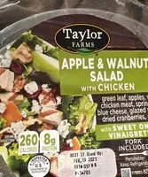 चीनी की मात्रा Apple & walnut salad with chicken
