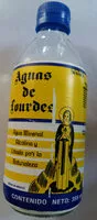 Azúcar y nutrientes en Agua de lourdes