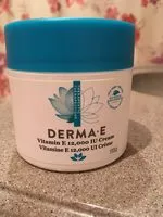 Sucre et nutriments contenus dans Derma e