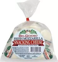 Suhkru kogus sees Fresh Mozzarella Snacking Cheese