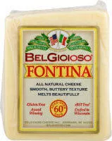 Amount of sugar in Fontina All Natural Cheese