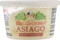 Amount of sugar in Asiago Freshly Shredded