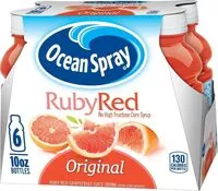 Quantité de sucre dans Ruby grapefruit juice drink